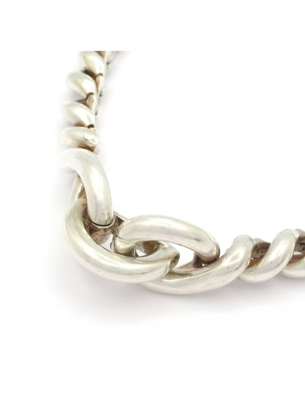 Hermes Necklace Torsade Silver